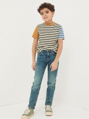 FatFace Blue Slim Seth Washed Jeans - Image 1 of 5