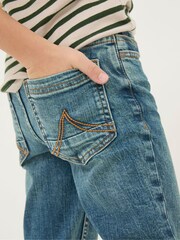 FatFace Blue Slim Seth Washed Jeans - Image 4 of 5