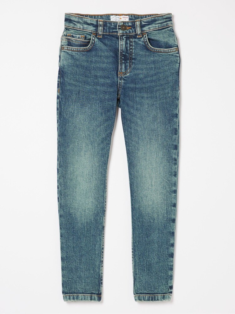 FatFace Blue Slim Seth Washed Jeans - Image 5 of 5