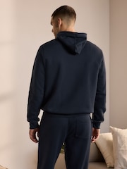 Navy Blue Overhead Hoodie - Image 3 of 9