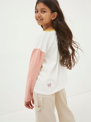 FatFace Natural Sun Embroidered T-Shirt - Image 2 of 4
