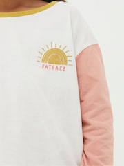 FatFace Natural Sun Embroidered T-Shirt - Image 3 of 4