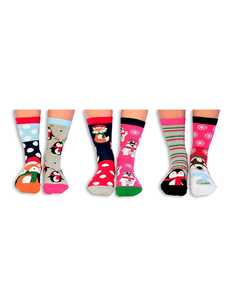 United Odd Socks Multi Mistle Toes Socks - Image 2 of 4