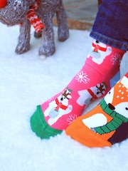 United Odd Socks Multi Mistle Toes Socks - Image 4 of 4