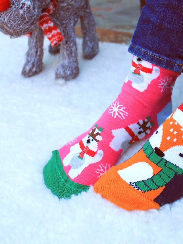 United Odd Socks Multi Mistle Toes Socks - Image 4 of 4