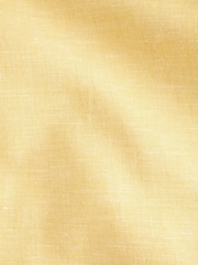 Yellow Regular Fit Trimmed Linen Blend Short Sleeve Shirt - Image 7 of 7
