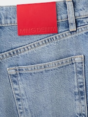 Mango Blue Barrel Leg Jeans - Image 6 of 7