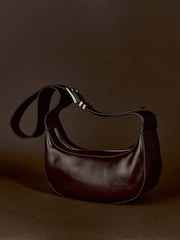 Mint Velvet Red Leather Cross-Body Bag - Image 4 of 5