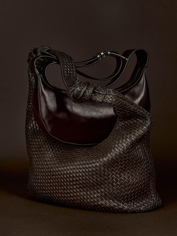 Mint Velvet Red Leather Cross-Body Bag - Image 5 of 5 Mint Velvet Red Leather Cross-Body Bag - Image 5 of 5