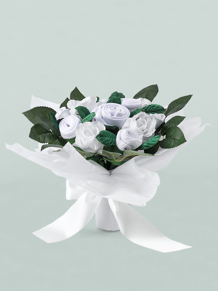 Babyblooms 100% Cotton New Clothes White Bouquet Gift - Image 1 of 6