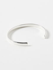 Oliver Bonas Silver Plated Sarah Floral Vintage Engraving Bangle - Image 2 of 4