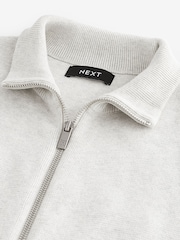Neutral Knitted 100% Cotton Gilet - Image 6 of 7
