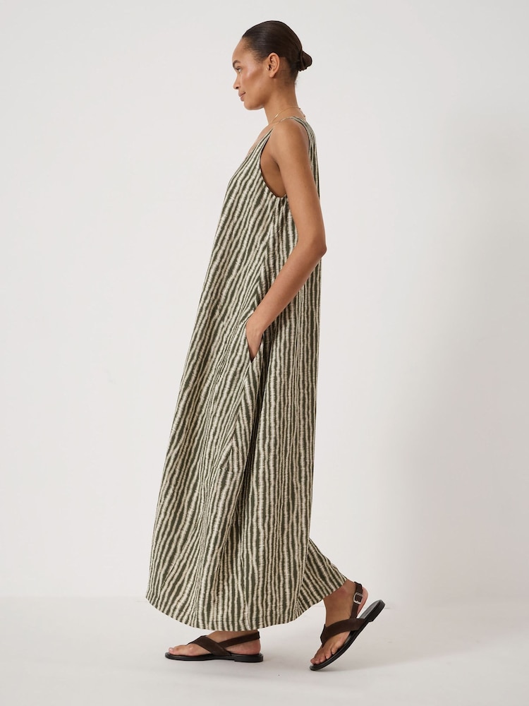 綠色 - Hush Liddie Air Flow Barrel Tank Dress - 圖片 2/5