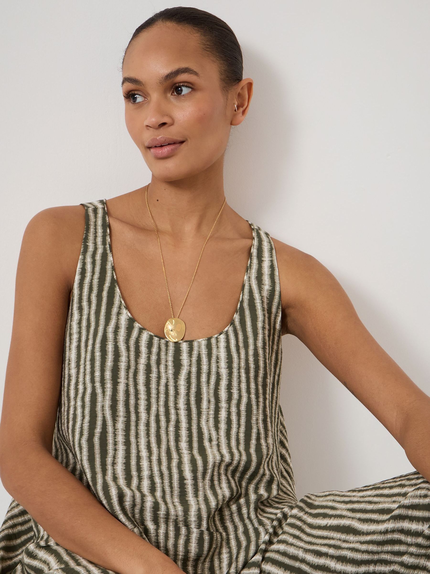 Buy Hush Green Liddie Air Flow Barrel Tank Dress from Next USA