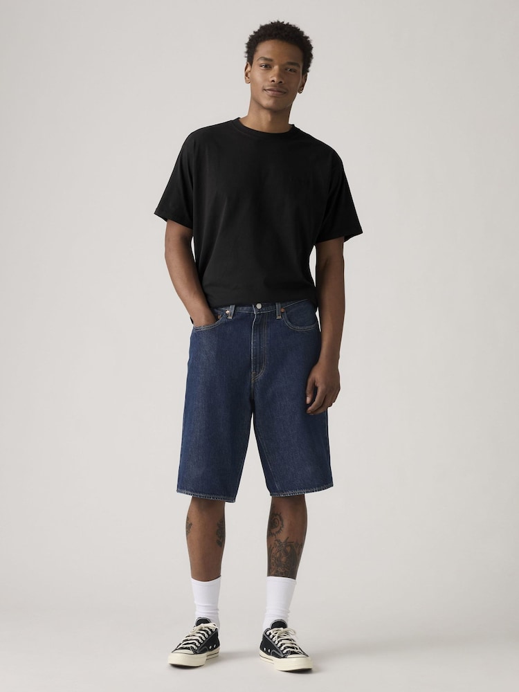 Levi's® Blue 478 Baggy Shorts - Image 1 of 7 Levi's® Blue 478 Baggy Shorts - Image 1 of 7