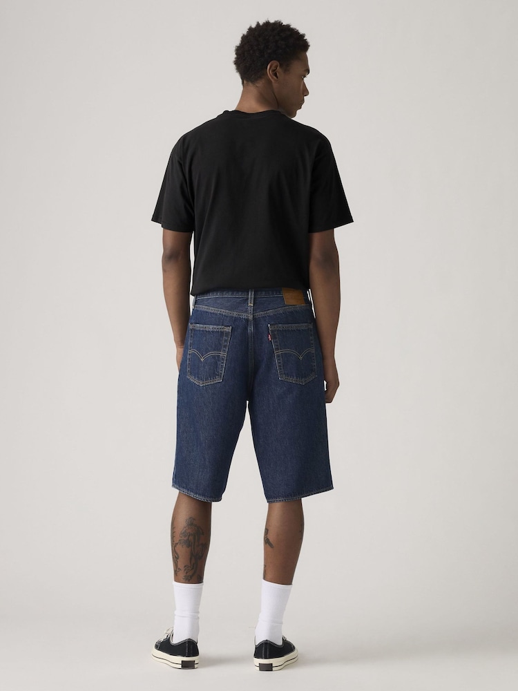 Levi's® Blue 478 Baggy Shorts - Image 2 of 7 Levi's® Blue 478 Baggy Shorts - Image 2 of 7