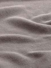Gobasto rjava - Preprosto - v standardnem kroju 100% Cotton Premium Quarter Zip pulover - Slika 7 iz 7