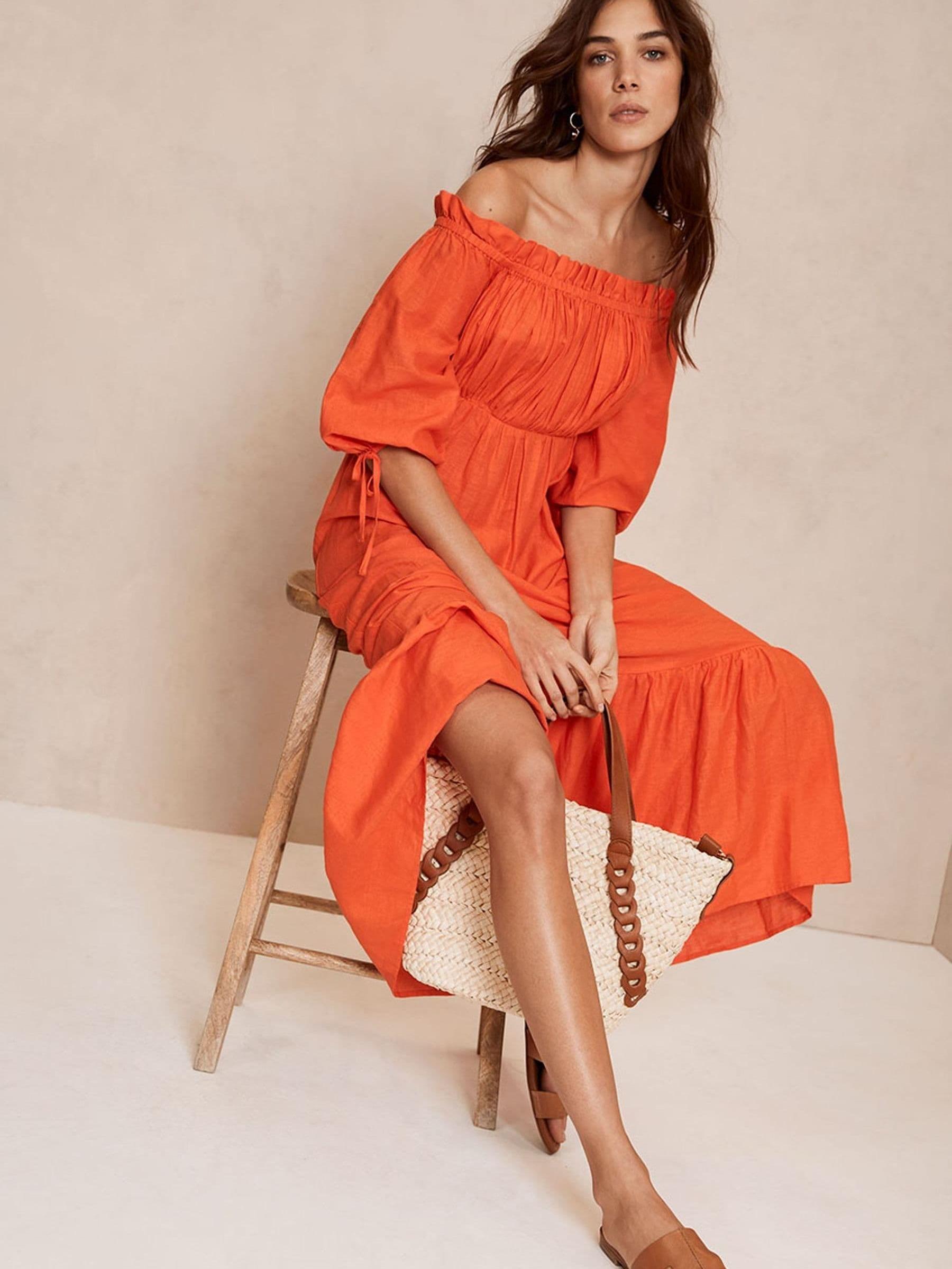 mint velvet bardot top