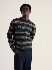 Seasalt Cornwall Blue Carracks Jumper - Image 2 of 5