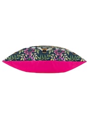 Wylder Blue Zinnia Bee Outdoor Cushion - Image 4 of 4