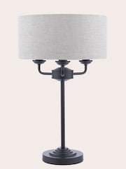 Laura Ashley Black Sorrento Table Lamp - Image 4 of 4