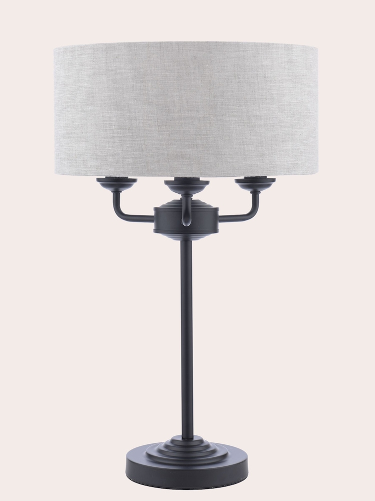Laura Ashley Black Sorrento Table Lamp - Image 4 of 4 Laura Ashley Black Sorrento Table Lamp - Image 4 of 4