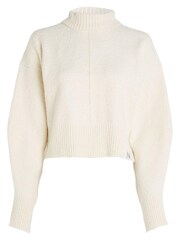 Calvin Klein Jeans Cream High Neck Sweater - Image 4 of 5