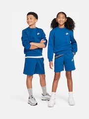 Nike Blue Club Fleece Sweatshirt - Image 7 of 7
