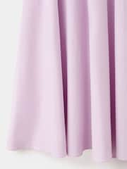 Mango Purple Drop Waist Midi Skirt - Image 7 of 7