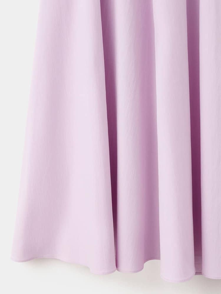 Mango Purple Drop Waist Midi Skirt - Image 7 of 7