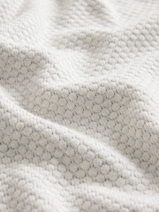 Neutral Texture Regular Fit 100% Cotton Premium Quarter Zip Jumper - Image 7 of 7