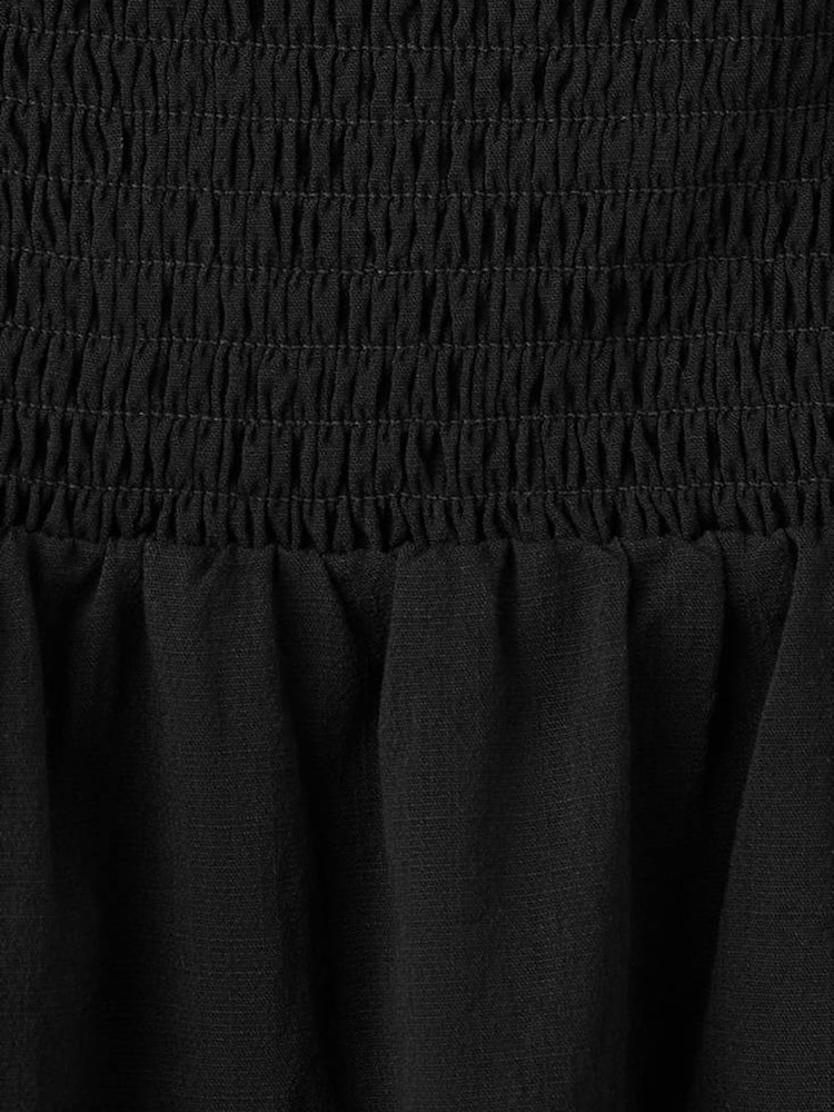 Mango Black Halter Neck Midi Dress - Image 7 of 7