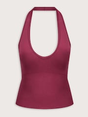 TALA Red Sculpt Seamless Halter Tank Top - Image 3 of 3