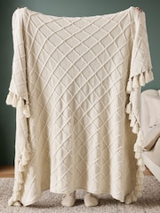 Chunky Cable Knit Throw - Imagem 3 de 6