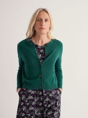 Seasalt Cornwall Green Tern Tide Wool Blend Cardigan - Image 2 of 5