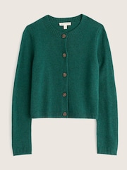 Seasalt Cornwall Green Tern Tide Wool Blend Cardigan - Image 4 of 5