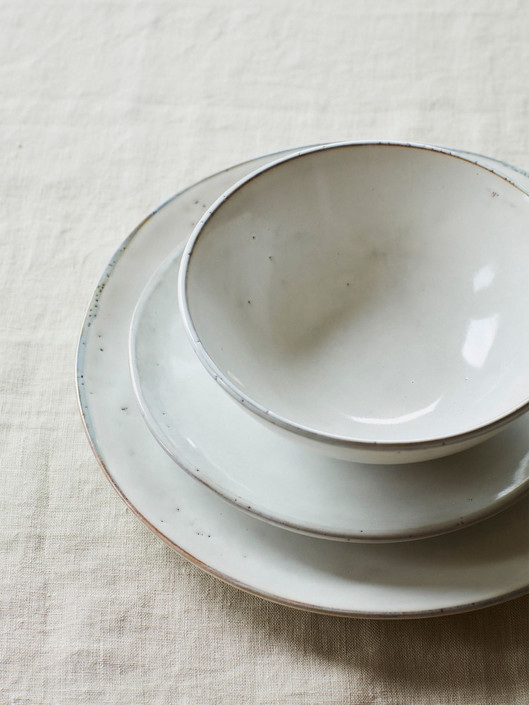 Broste Copenhagen 12 Piece Natural Nordic Dinnerware Set - Image 2 of 4