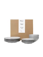Broste Copenhagen 12 Piece Natural Nordic Dinnerware Set - Image 4 of 4