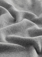 Light Grey Crew Neck Regular Mock Shirt Jumper - Image 6 of 7