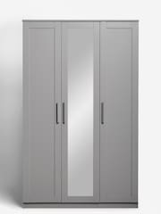 Grey Flynn Triple Wardrobe - Image 2 of 8