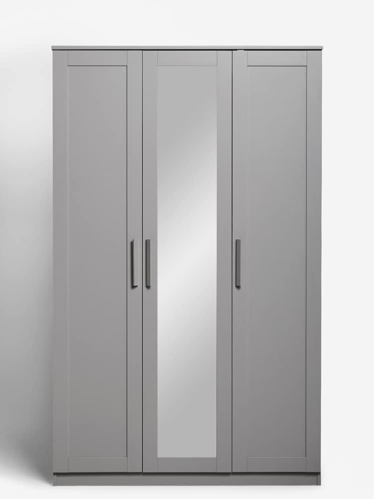 Grey Flynn Triple Wardrobe - Image 2 of 8
