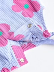 Več pastelnih src - 100% Cotton dojenček haljica za igranje 2 komplet - Slika 7 iz 8