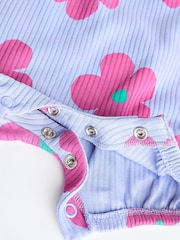 Več pastelnih src - 100% Cotton dojenček haljica za igranje 2 komplet - Slika 8 iz 8