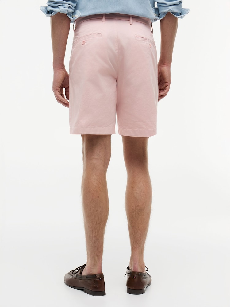 Tommy Hilfiger Pink Dover Twill Chino 8" Inseam Shorts - Image 2 of 5