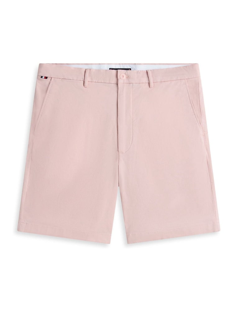 Tommy Hilfiger Pink Dover Twill Chino 8" Inseam Shorts - Image 5 of 5