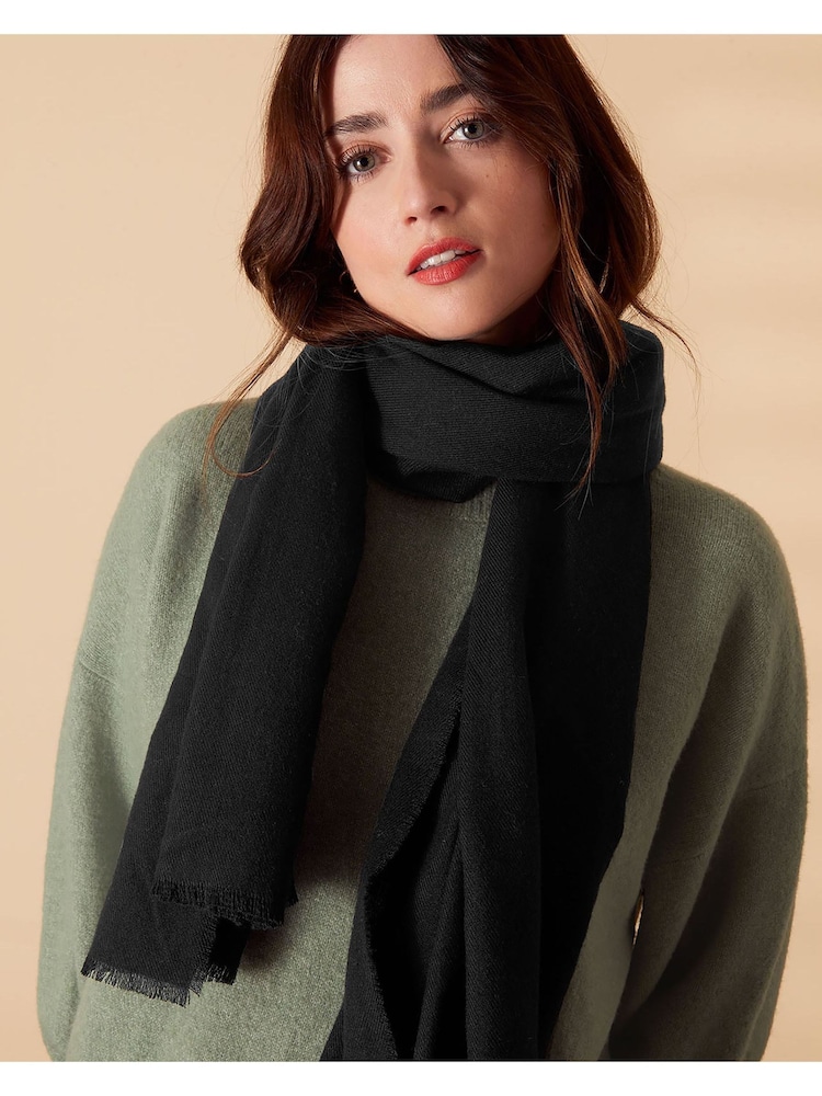 Accessorize Black Take Me Everywhere Scarf - Image 1 of 3 Accessorize Black Take Me Everywhere Scarf - Image 1 of 3