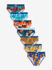 Bright Animals Cotton Briefs 7 Pack (1.5-10yrs) - Image 1 of 11