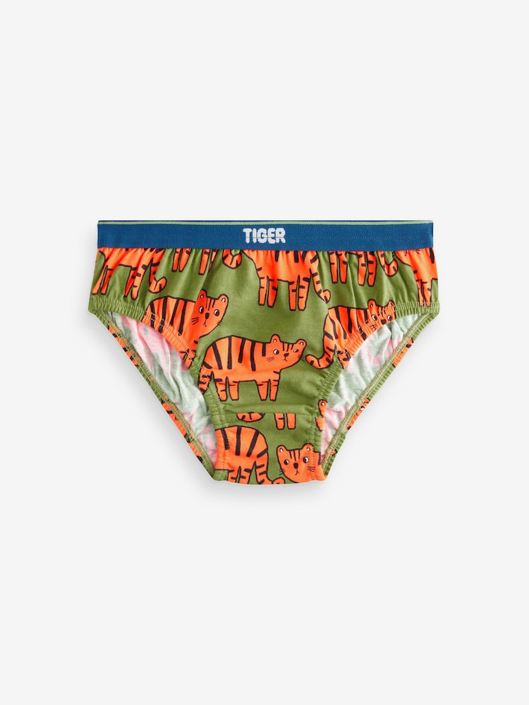 Bright Animals Cotton Briefs 7 Pack (1.5-10yrs) - Image 3 of 11