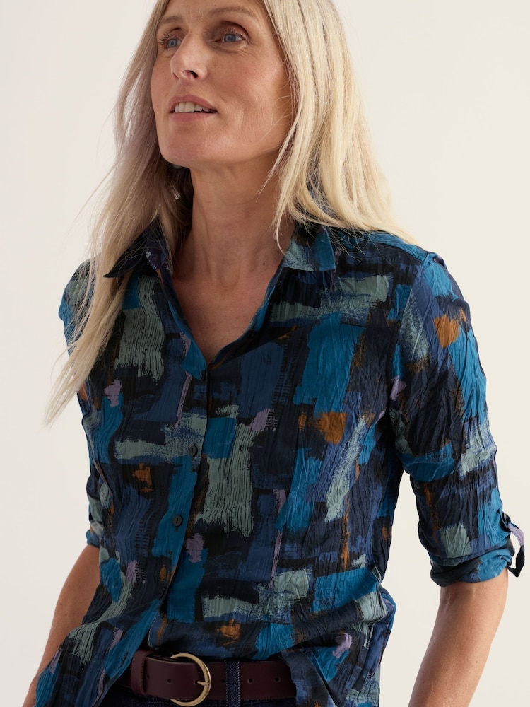 أزرق مائي - Seasalt Cornwall Larissa Cotton Crinkle Shirt - صورة 1 من 6 أزرق مائي - Seasalt Cornwall Larissa Cotton Crinkle Shirt - صورة 1 من 6