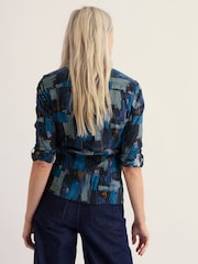 أزرق مائي - Seasalt Cornwall Larissa Cotton Crinkle Shirt - صورة 3 من 6